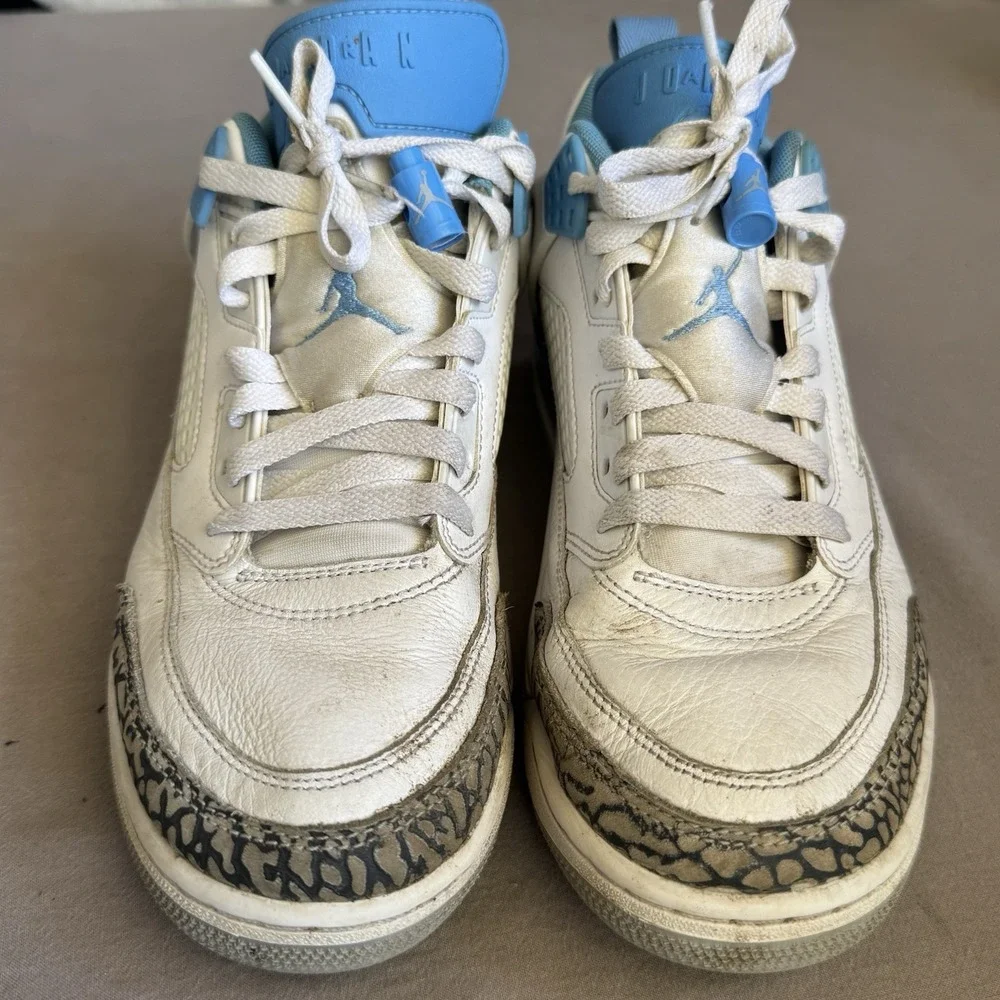 Size 8 - Air Jordan Spizike Low UNC Men's White Blue Shoes FQ1759-141